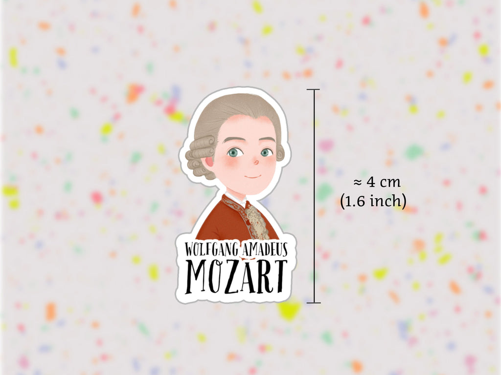 56 Cute Composer Waterproof Stickers