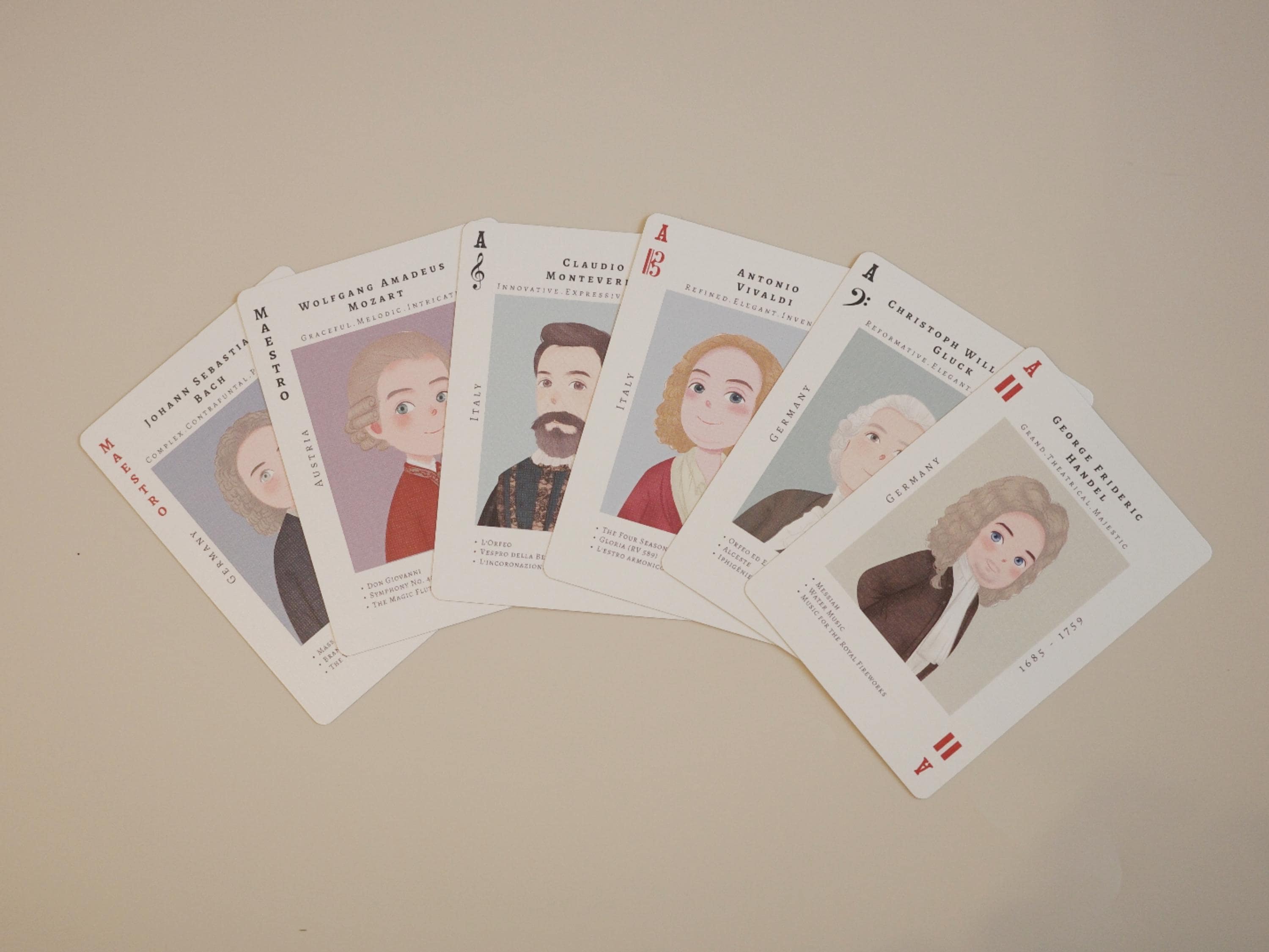 Composer Playing Cards