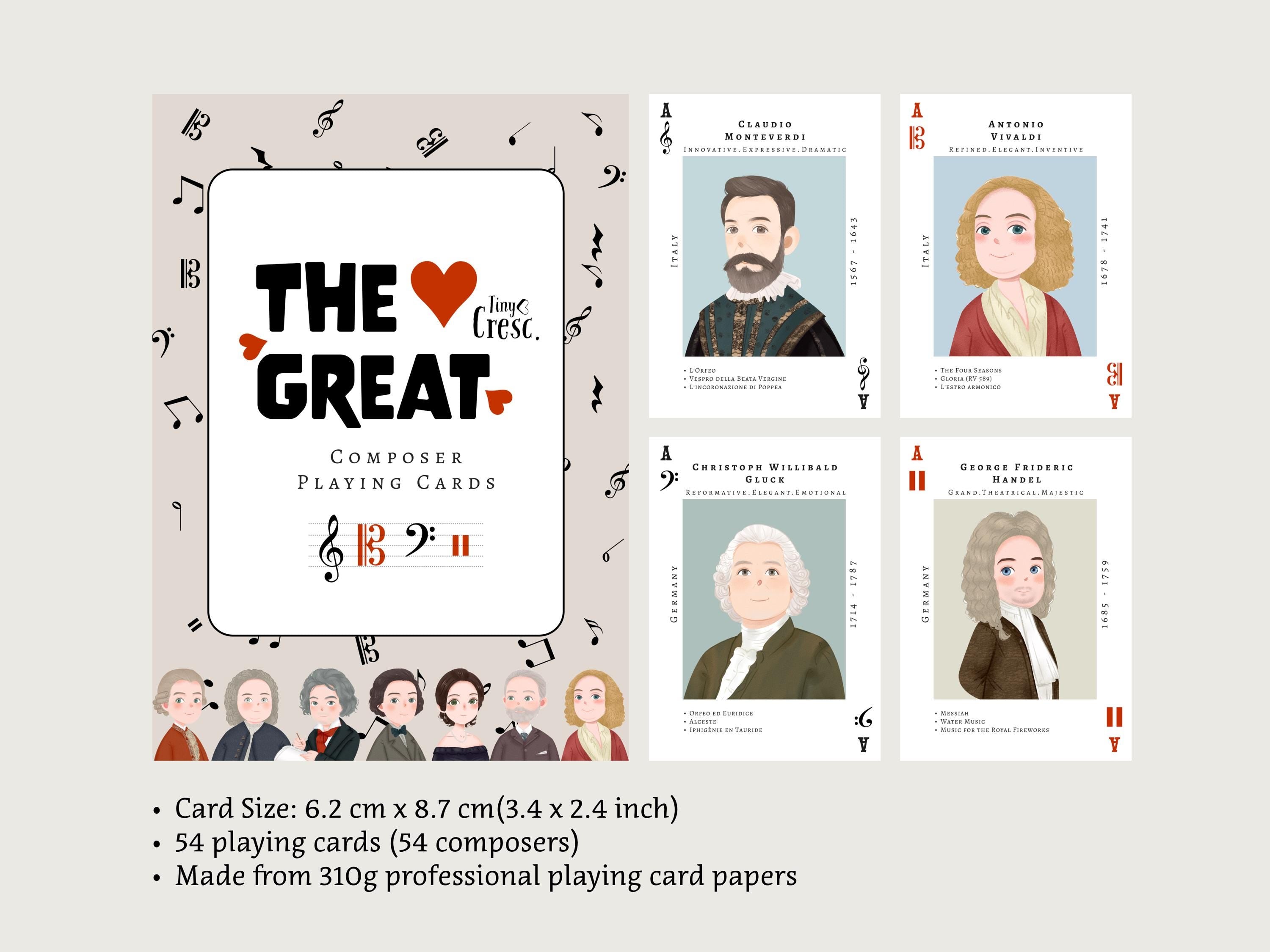 Composer Playing Cards