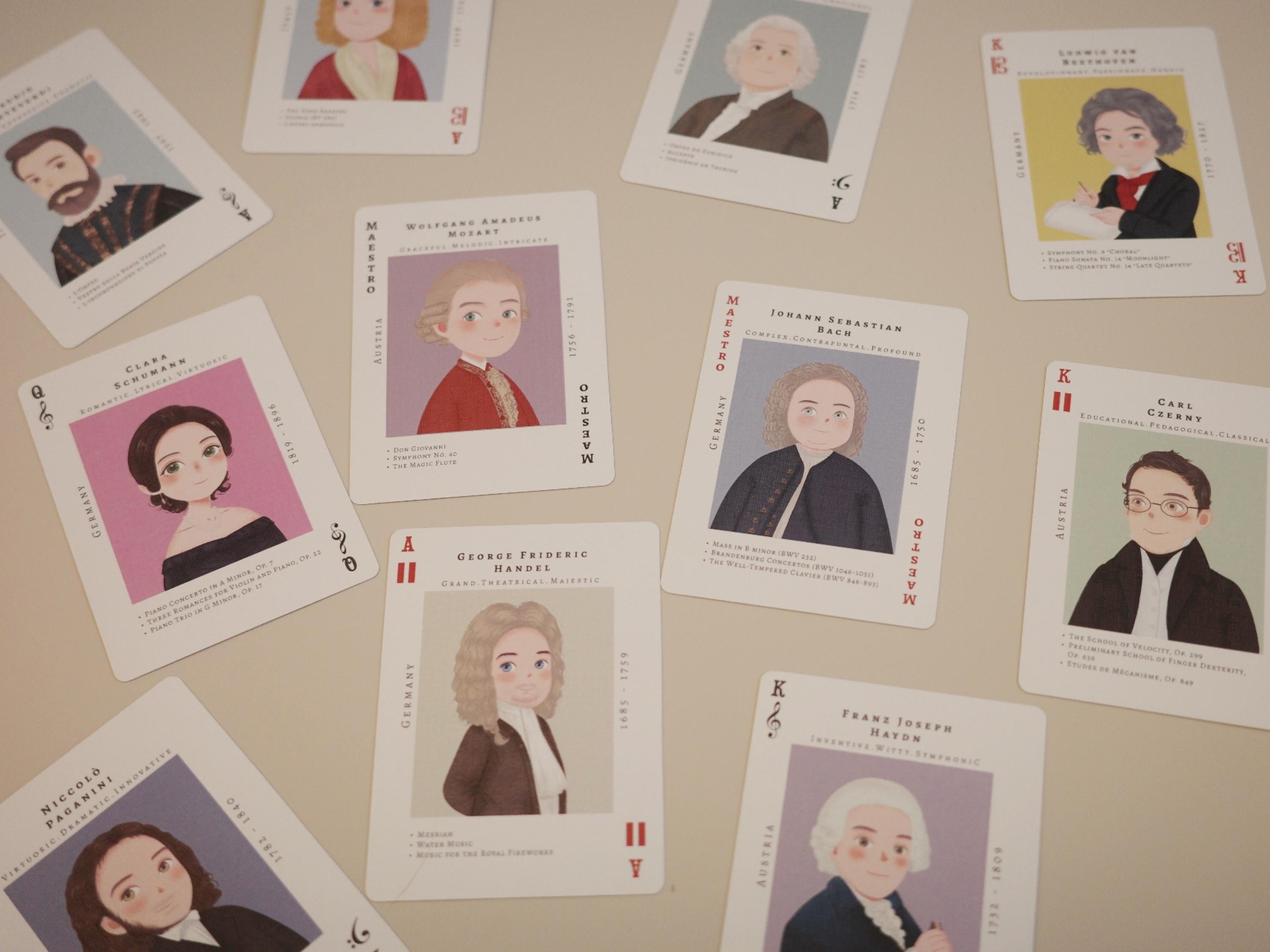 Composer Playing Cards