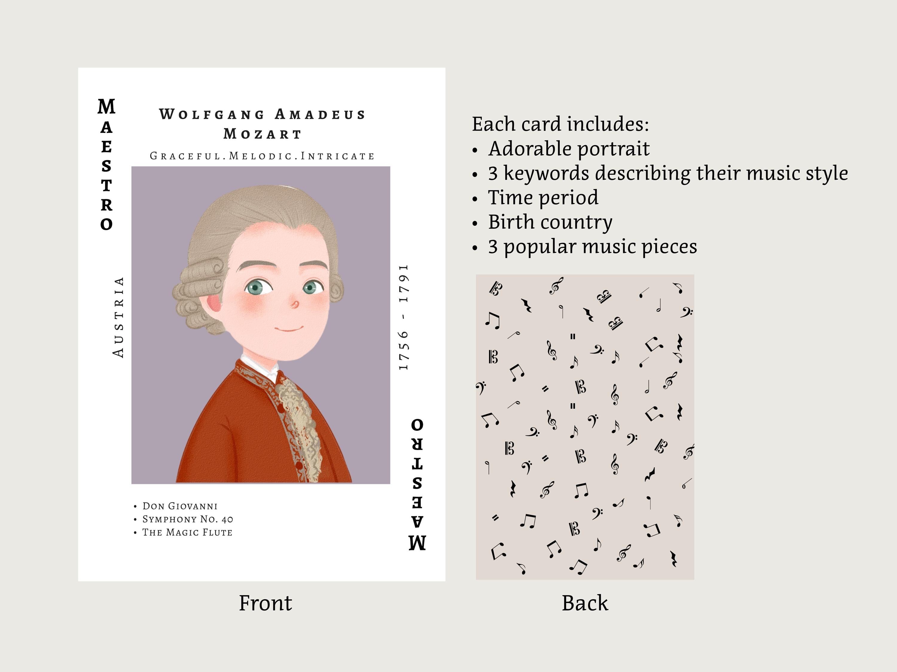 Composer Playing Cards